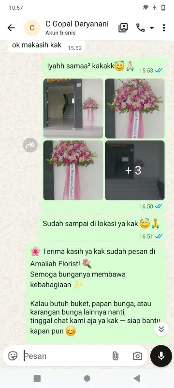 Pengiriman Karangan Bunga Balai Kota Samarinda