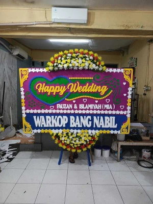 Papan Bunga di Balai Kota Samarinda