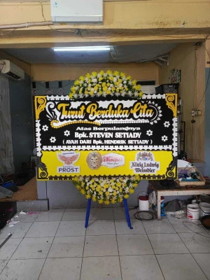 Papan Bunga di Balai Kota Samarinda