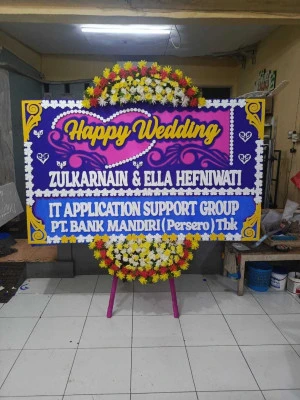 Papan Bunga di Balai Kota Samarinda